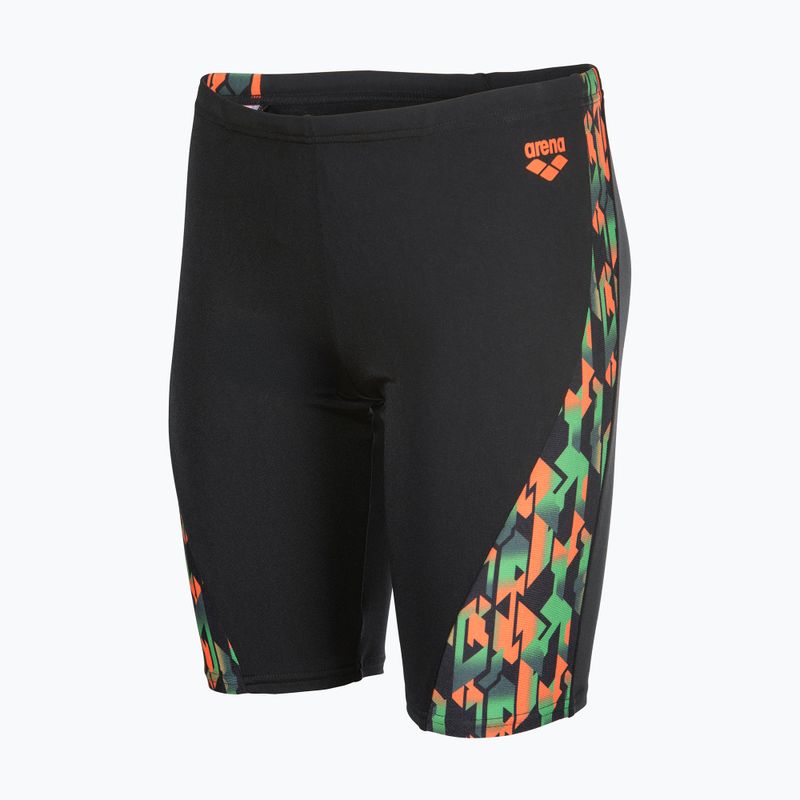 Jammere de înot pentru copii arena Print Swim black/orange multi 3