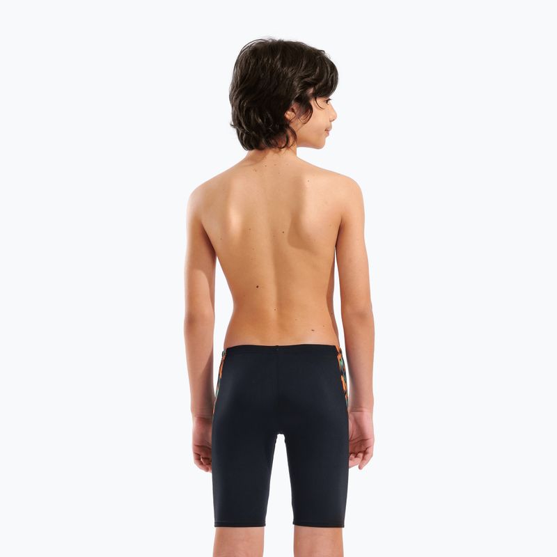 Jammere de înot pentru copii arena Print Swim black/orange multi 7