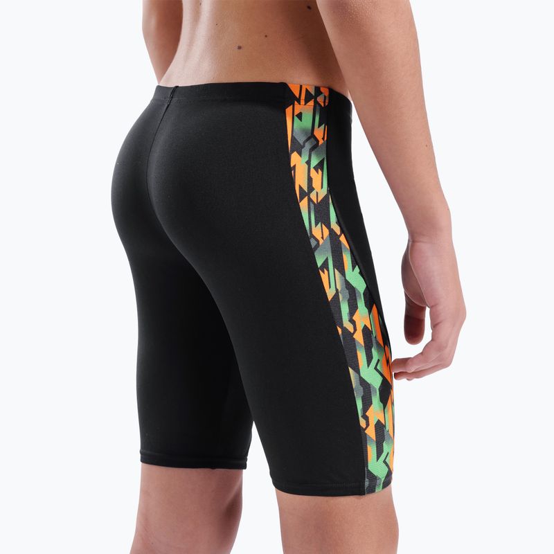 Jammere de înot pentru copii arena Print Swim black/orange multi 9