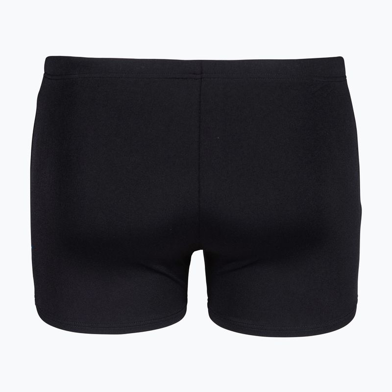 Boxeri de înot pentru bărbați arena Graphic Swim Short black/turquoise 2