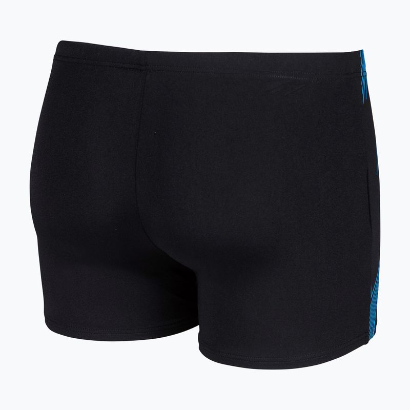 Boxeri de înot pentru bărbați arena Graphic Swim Short black/turquoise 4