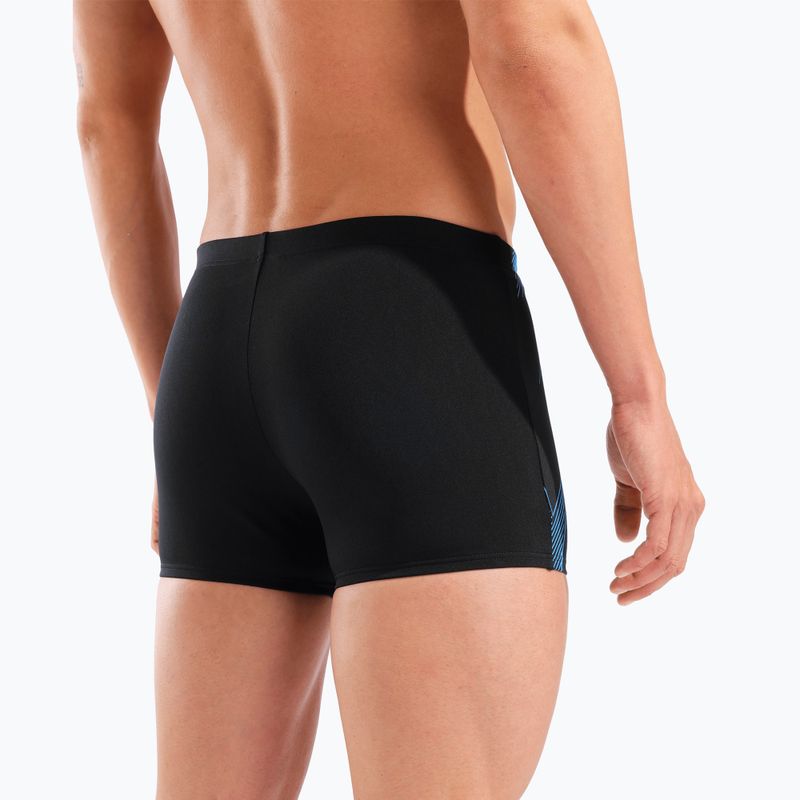 Boxeri de înot pentru bărbați arena Graphic Swim Short black/turquoise 9