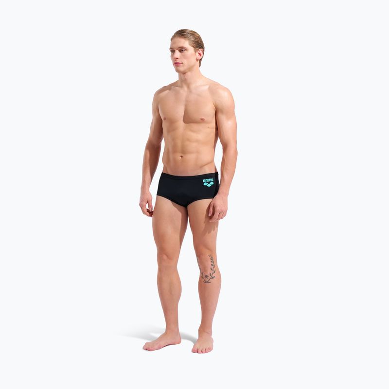 Boxeri de înot pentru bărbați arena One Low Waist Short Big Logo black/black 6