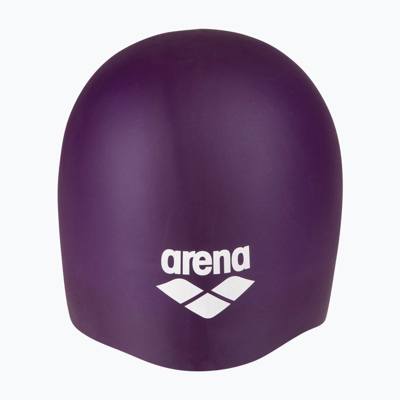 Cască înot arena Long Hair plum/white 3