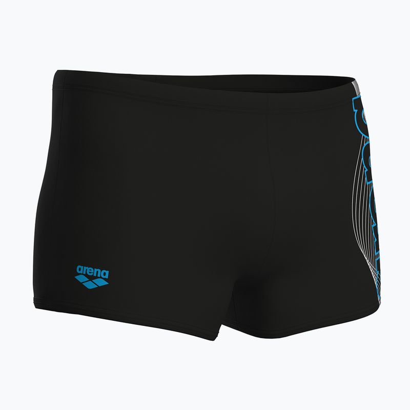 Boxeri de înot pentru bărbați arena Basic Swim Short black/turquoise 4