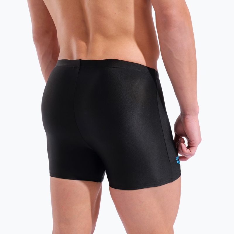 Boxeri de înot pentru bărbați arena Basic Swim Short black/turquoise 9