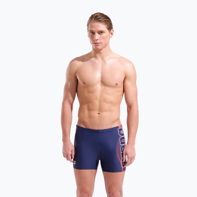 Boxeri de înot pentru bărbați arena Basic Swim Short navy/white 5