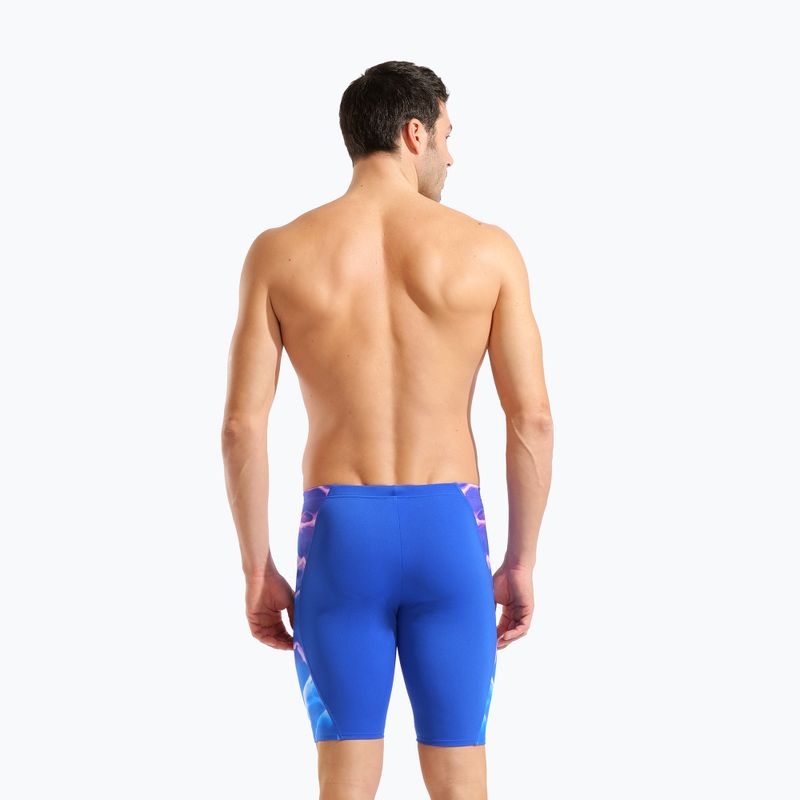 Jammer-uri de înot pentru bărbați arena Earth Swim Jammer neon blue/neon blue multi 7