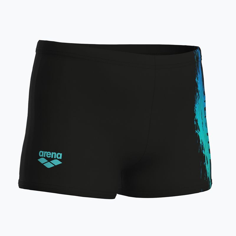 Boxeri de baie pentru băieți arena Loud Swim Short black/black multi 4