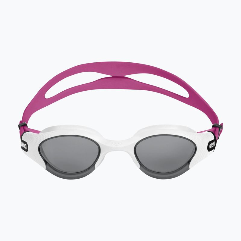 Ochelari de înot pentru femei Arena The One Plus light smoke/white/magenta 3