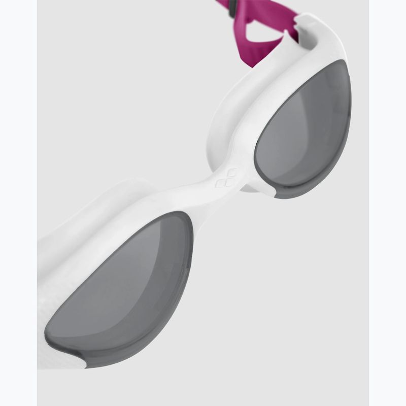 Ochelari de înot pentru femei Arena The One Plus light smoke/white/magenta 5