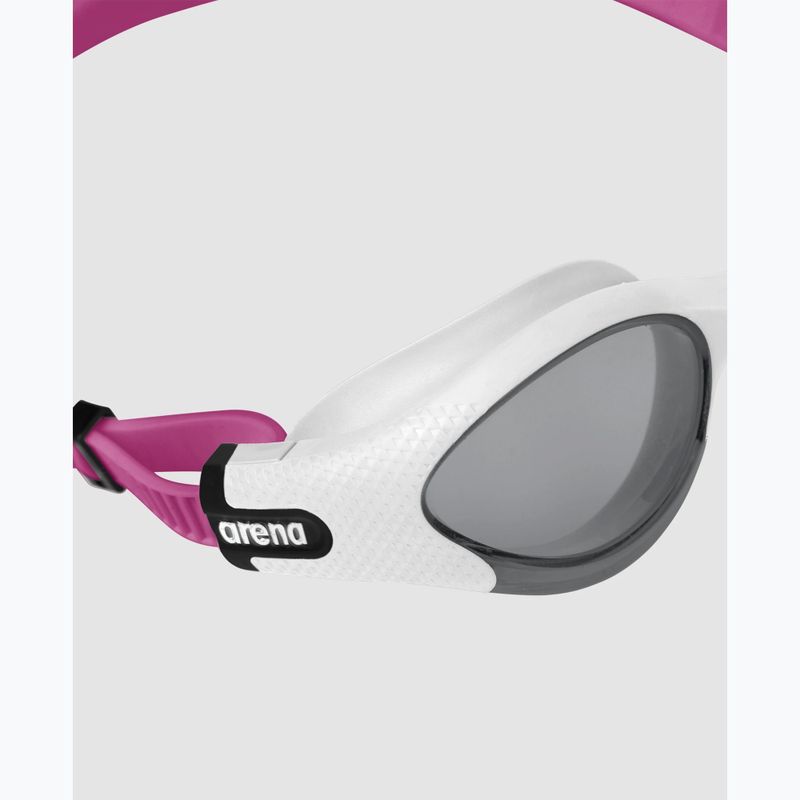 Ochelari de înot pentru femei Arena The One Plus light smoke/white/magenta 6