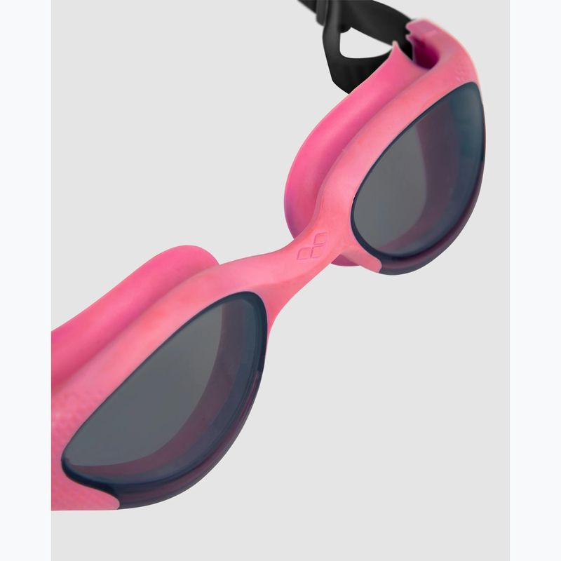 Ochelari de înot pentru femei Arena The One Plus smoke/pink/black 6