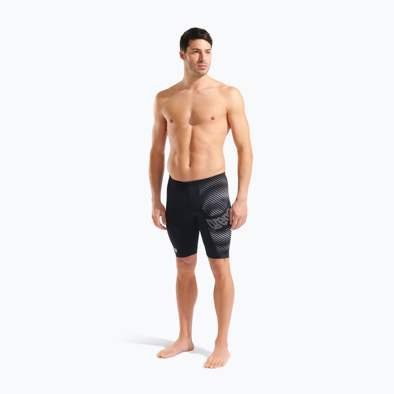 Jammer-uri de înot pentru bărbați arena Distortion Swim Jammer black/white 2
