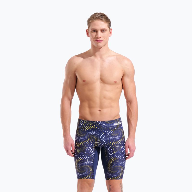 Jammer-uri de înot pentru bărbați arena Fireflow Swim Jammer navy/tteam navy yellow 5