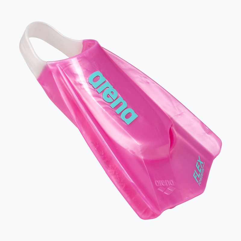 Labe de înot Arena Powerfin Pro II Flex shimmered pink 2