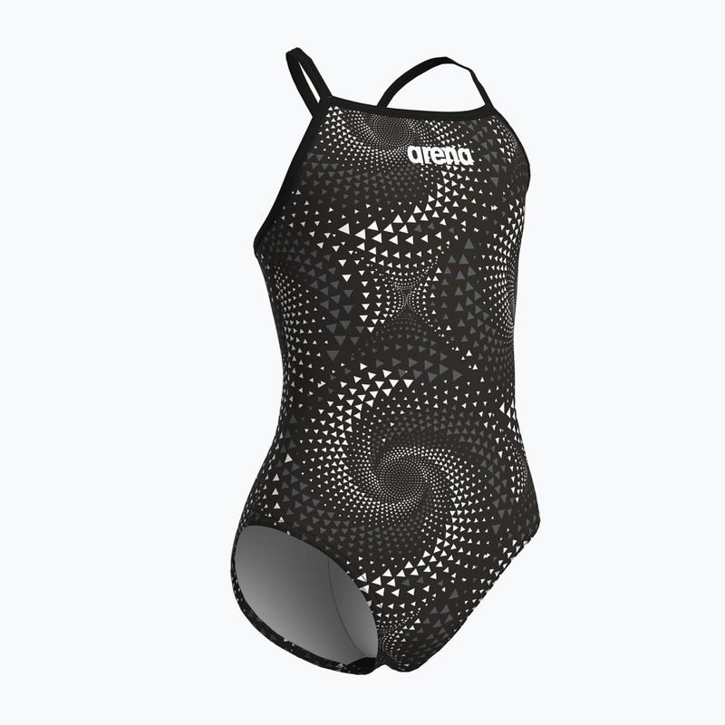 Costum de baie întreg pentru copii arena Fireflow Lightdrop Back black/team black 4