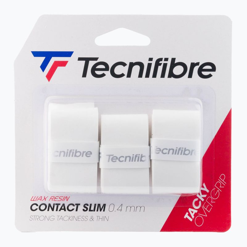 Tecnifibre Contact Slim bataie de tenis alb 52ATPCONSL