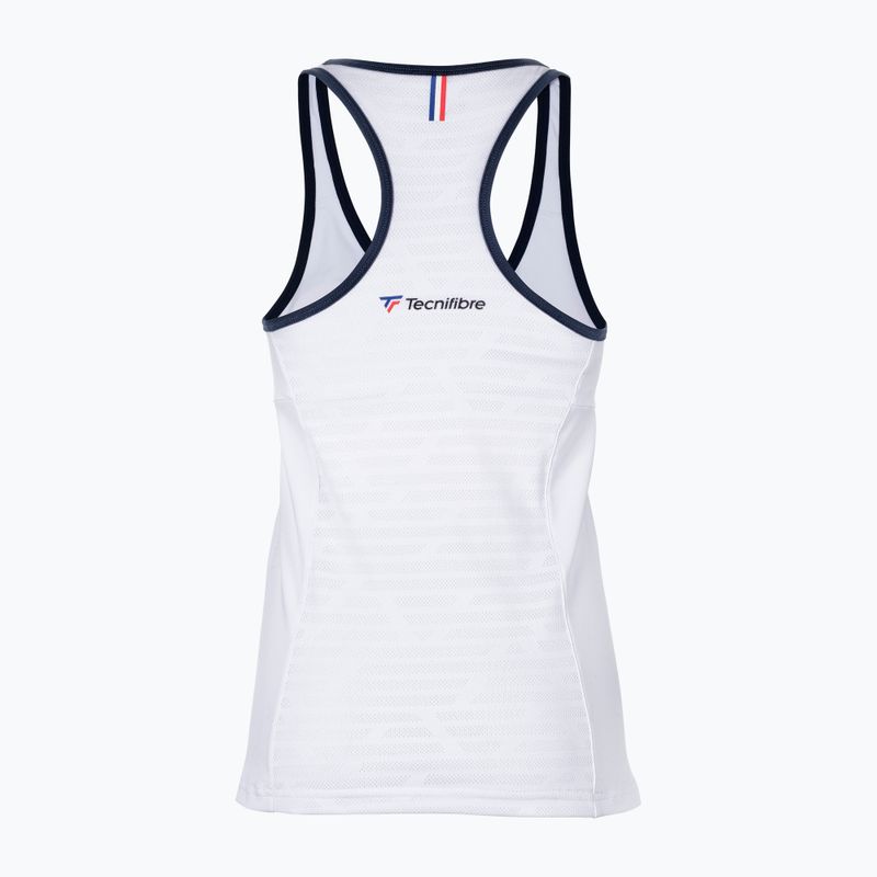 Tricoul de tenis pentru copii Tecnifibre Tank alb 22LAF3 F3 7