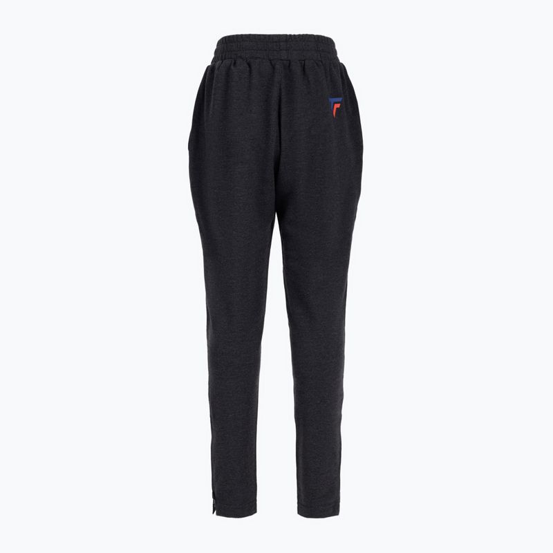 Pantaloni de tenis pentru copii Tecnifibre Knit negru 21COPA 2