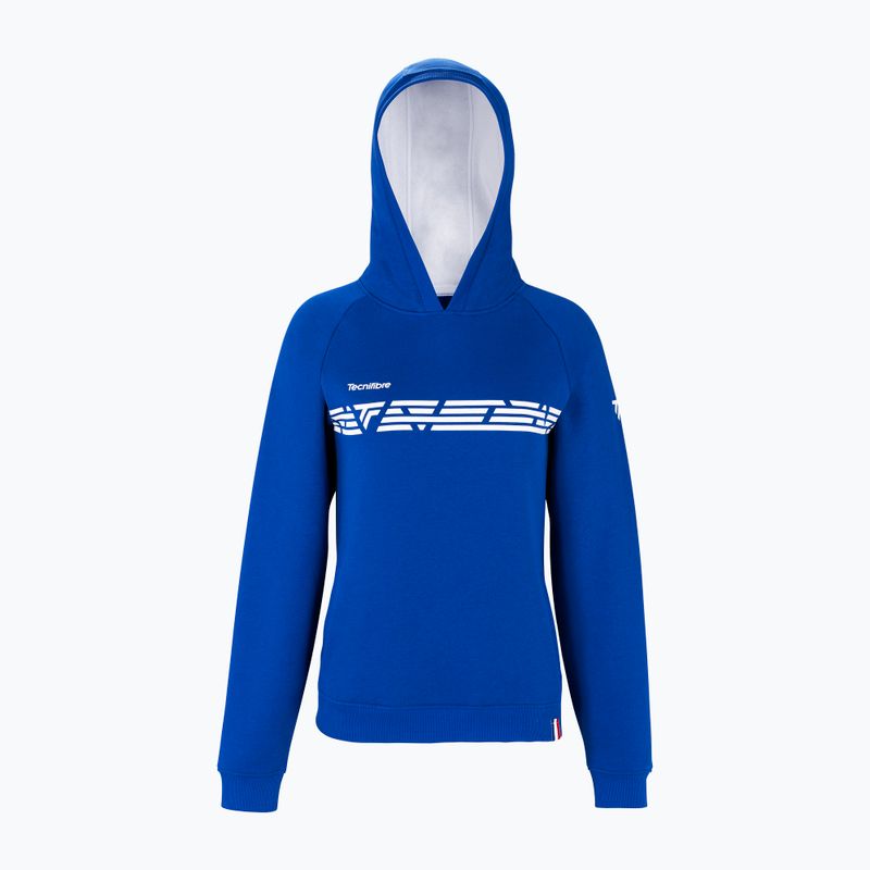 Pulover de tenis pentru copii Tecnifibre Fleece Hoodie albastru 21LAHORO0B 6