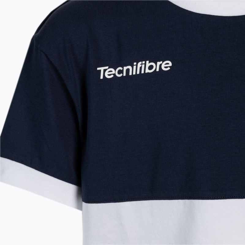 Tecnifibre Stretch alb și albastru tricou de tenis pentru copii 22F1ST F1 3
