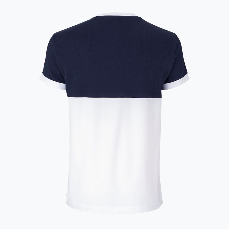 Tecnifibre Stretch alb și albastru tricou de tenis pentru copii 22F1ST F1 7