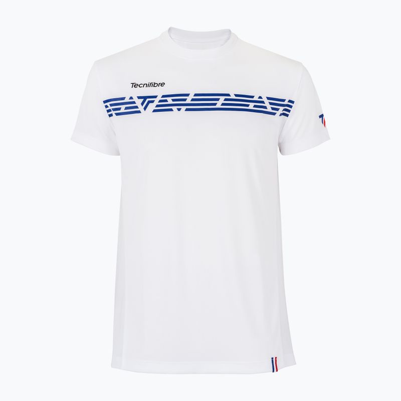 Tricou de tenis pentru bărbați Tecnifibre F2 Airmesh alb 22F2ST