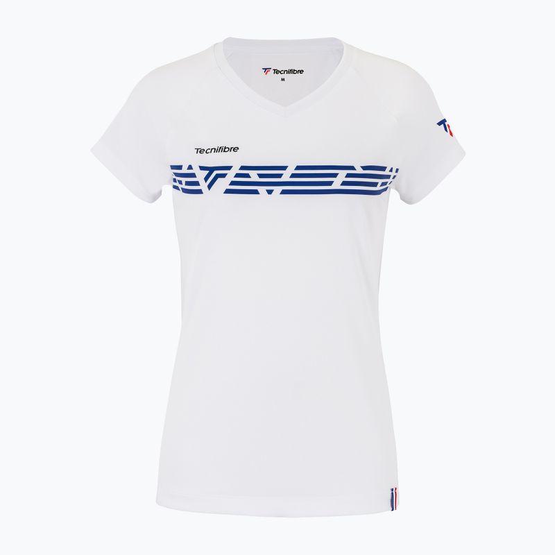 Tricou de tenis pentru femei Tecnifibre Airmesh alb 22LAF2 F2