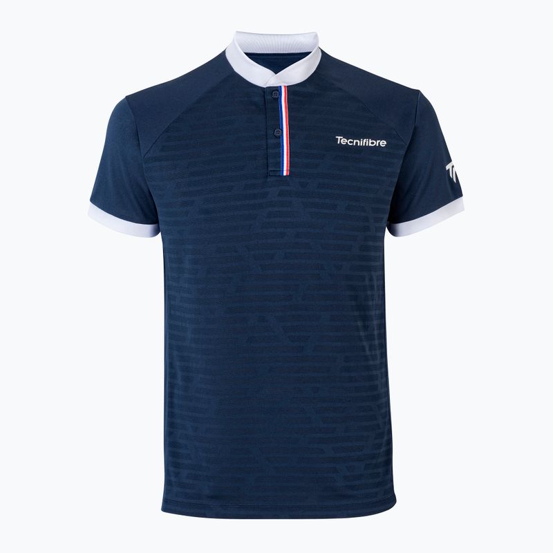 Tricou de tenis pentru bărbați Tecnifibre Polo albastru 22F3PO F3