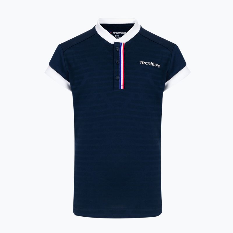 Tricou de tenis pentru copii Tecnifibre 22LAF3 F3 albastru