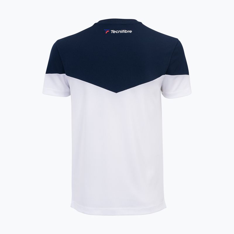 Tricou de tenis Tecnifibre Perf alb pentru bărbați 22PERFTEE 2