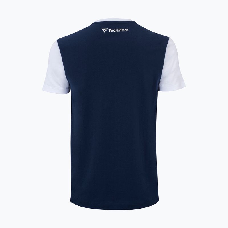 Tricou de tenis Tecnifibre Club pentru bărbați albastru marin 22CLUBTEE 2