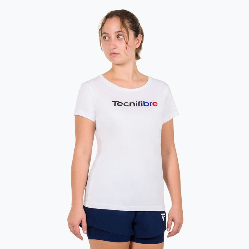 Tricou pentru femei Tecnifibre Club Cotton Tee white