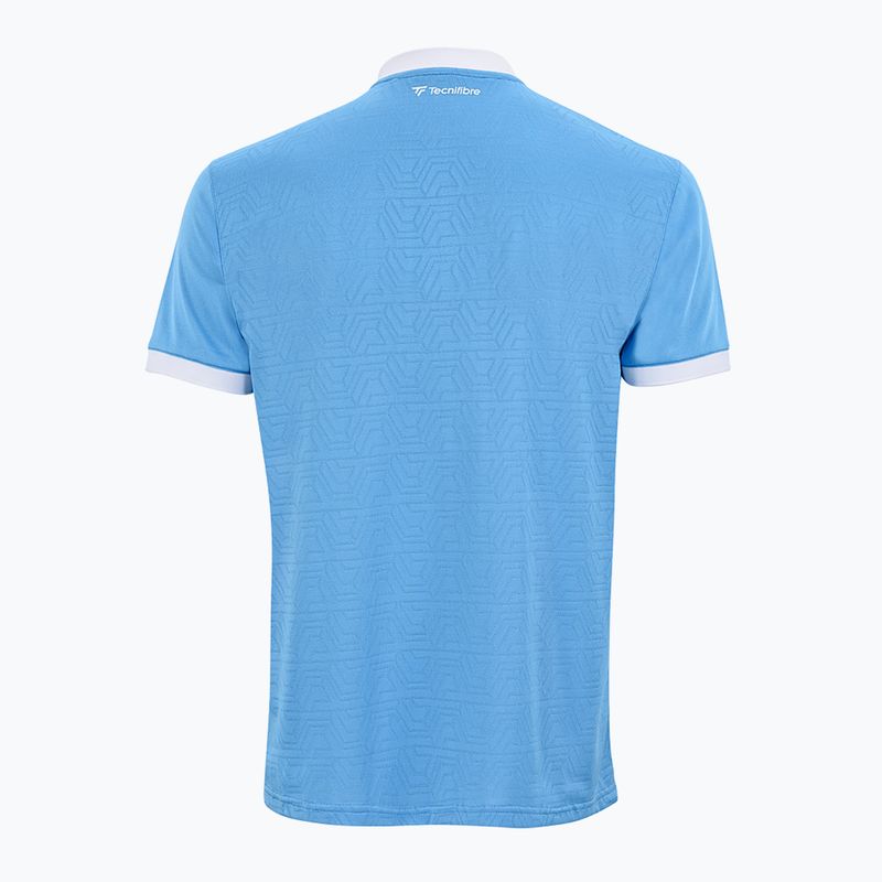 Tricou polo de tenis pentru bărbați Tecnifibre Team Mesh azur 4