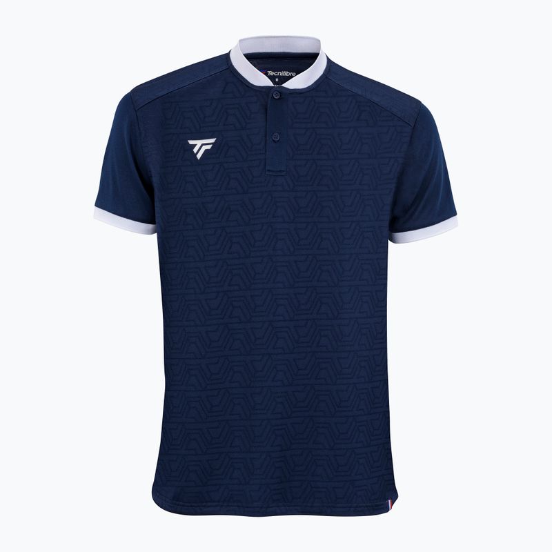 Polo de tenis pentru bărbați Tecnifibre Team Mesh albastru marin 22MEPOMA32 2