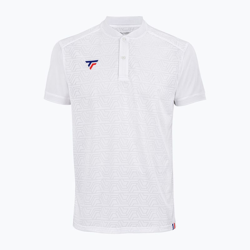 Polo de tenis pentru bărbați Tecnifibre Team Mesh alb 22MEPOWH34 2