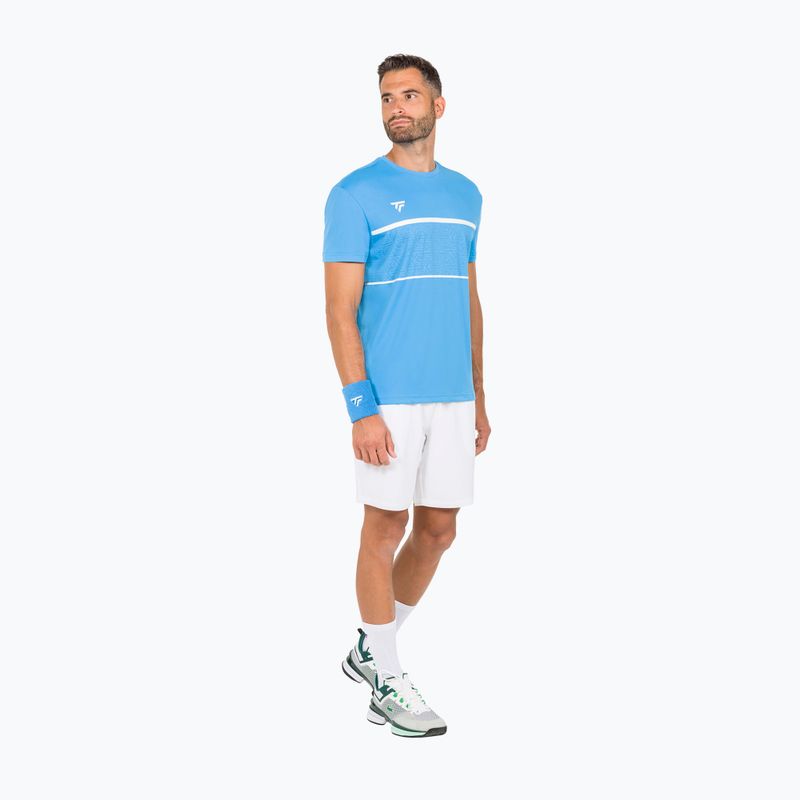 Tricou de tenis pentru bărbați Tecnifibre Team Tech Tee albastru 22TETEAZ35