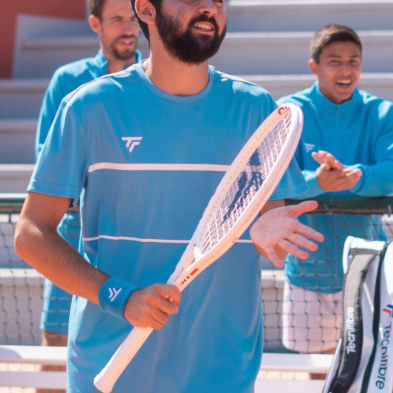 Tricou de tenis pentru bărbați Tecnifibre Team Tech Tee albastru 22TETEAZ35 6