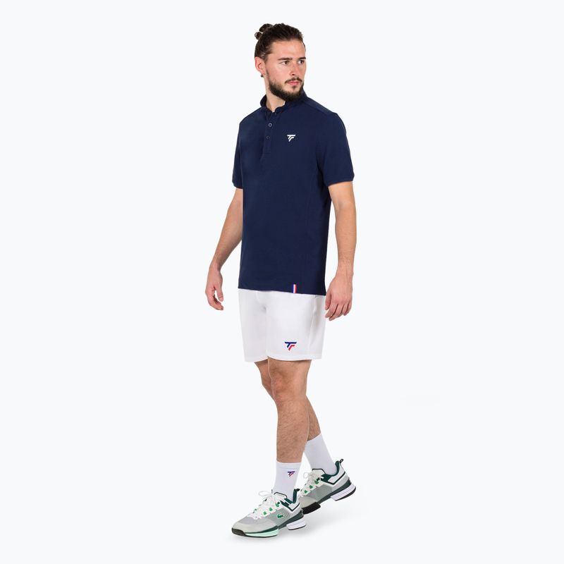Tricou polo pentru bărbați Tecnifibre Polo Pique marine 2