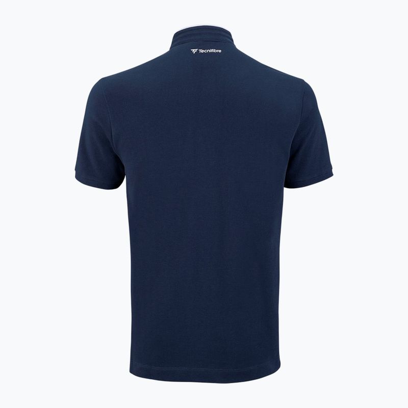 Tricou polo pentru bărbați Tecnifibre Polo Pique marine