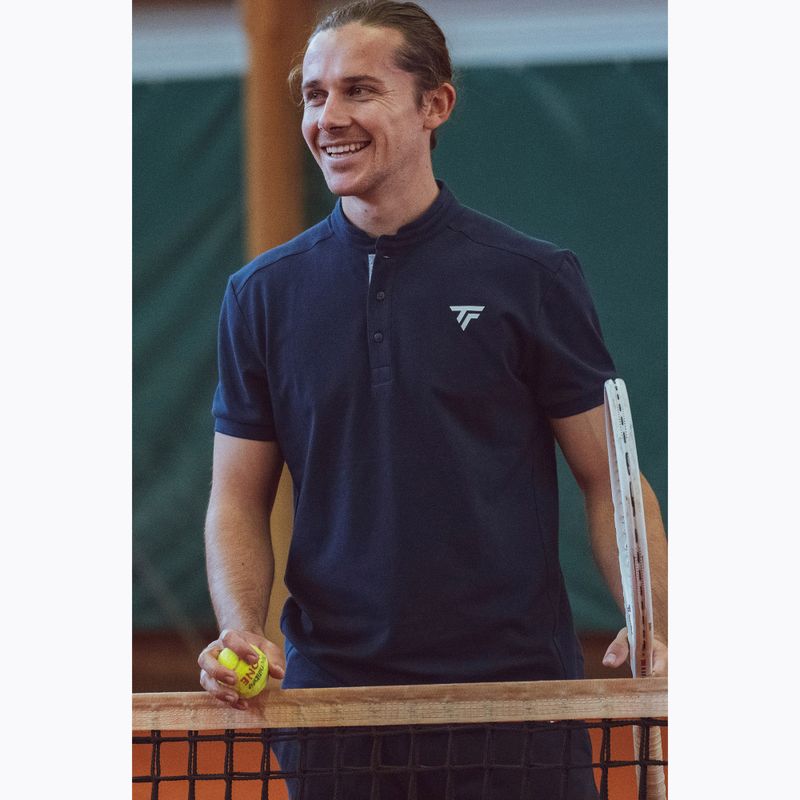 Tricou polo pentru bărbați Tecnifibre Polo Pique marine