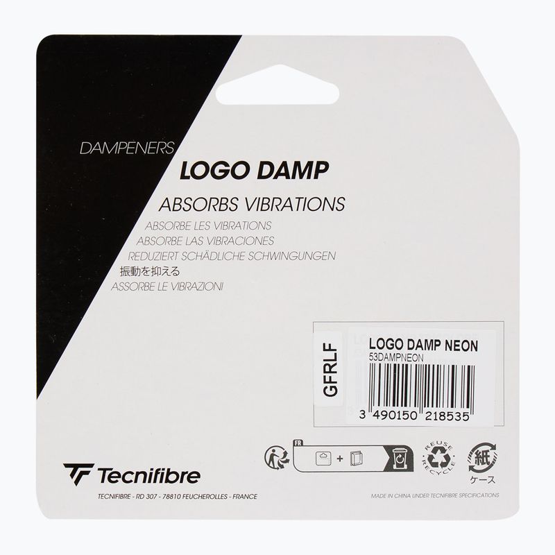 Amortizor de vibrații Tecnifibre Logo Damp 2 buc. neon 2
