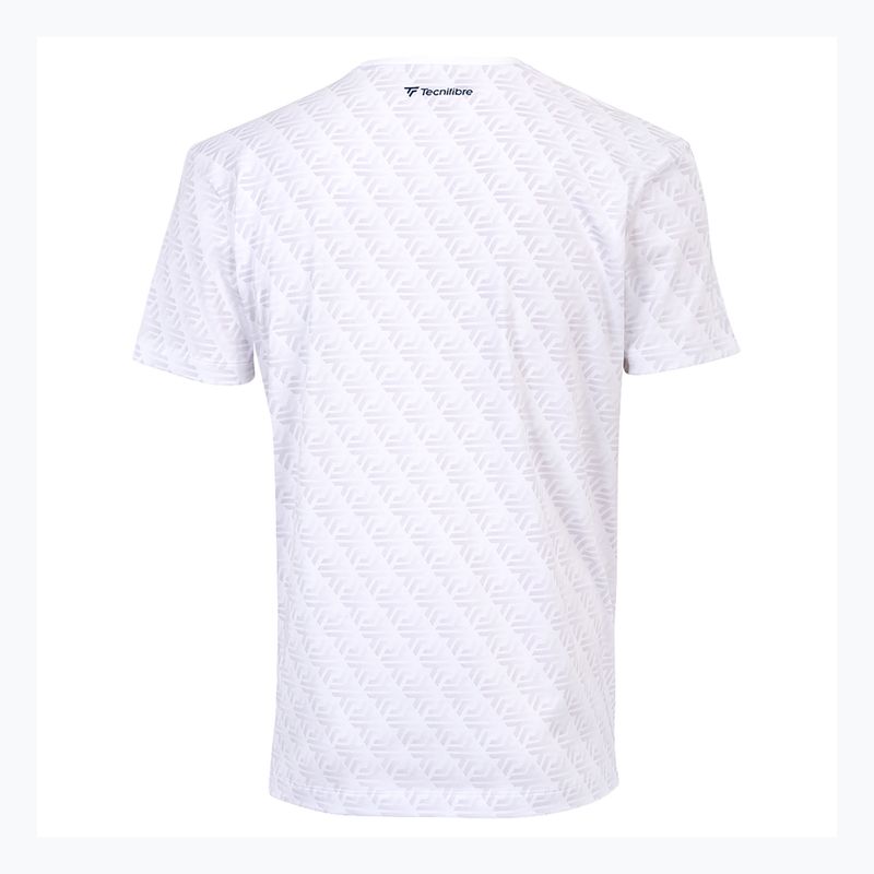 Tricou de tenis pentru bărbați Tecnifibre Graphic Tee Stretch white 4