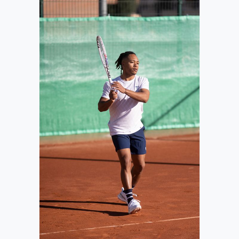 Tricou de tenis pentru bărbați Tecnifibre Graphic Tee Stretch white 6