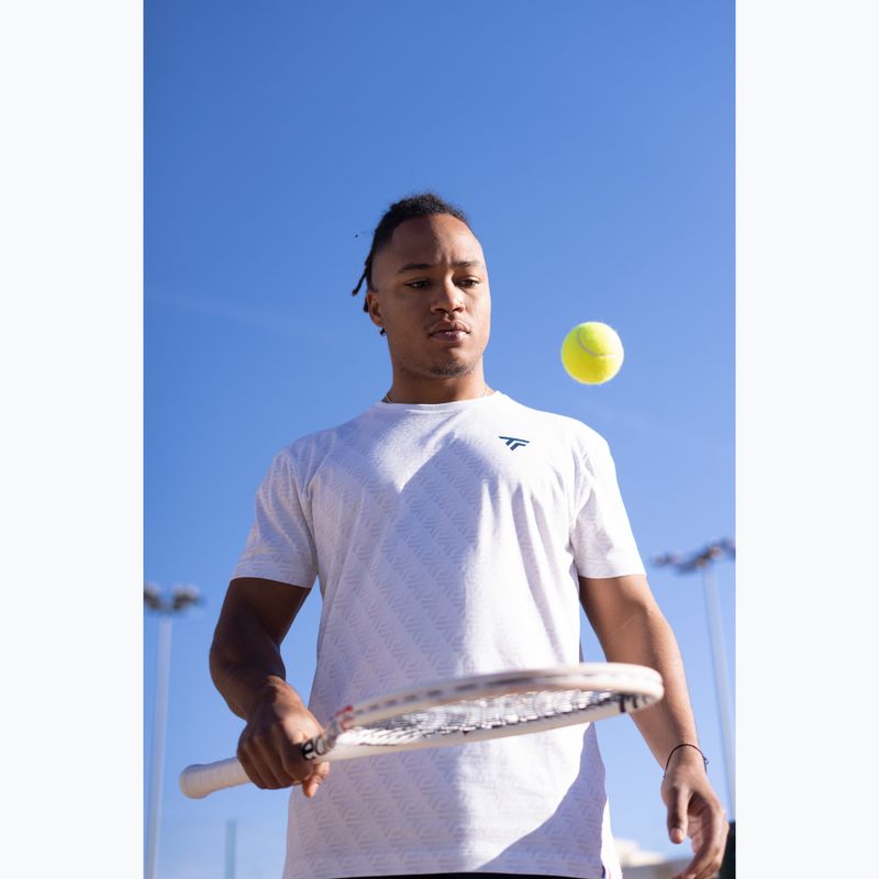 Tricou de tenis pentru bărbați Tecnifibre Graphic Tee Stretch white 7
