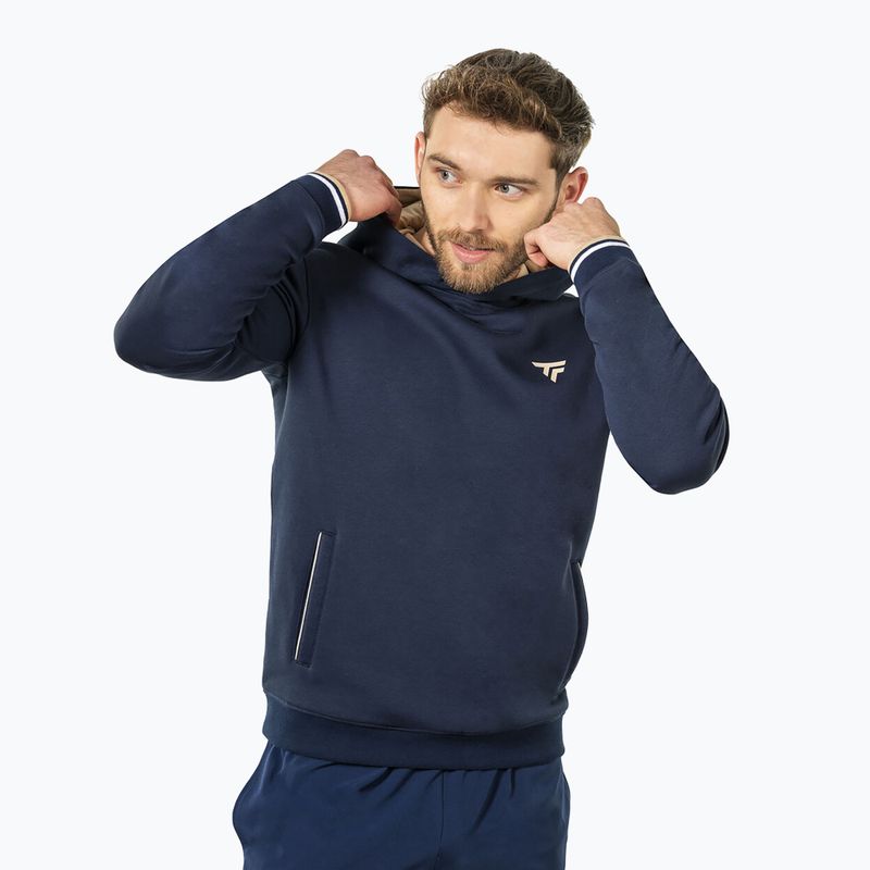 Bluză Tecnifibre Fleece Hoodie marine 3