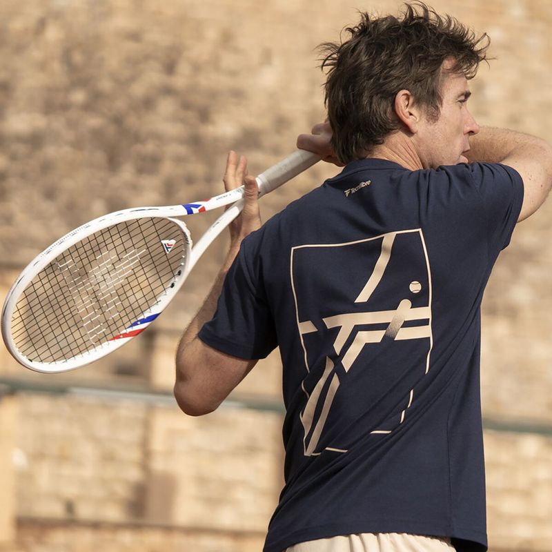 Tricou pentru bărbați Tecnifibre Graphic Tee navy 6