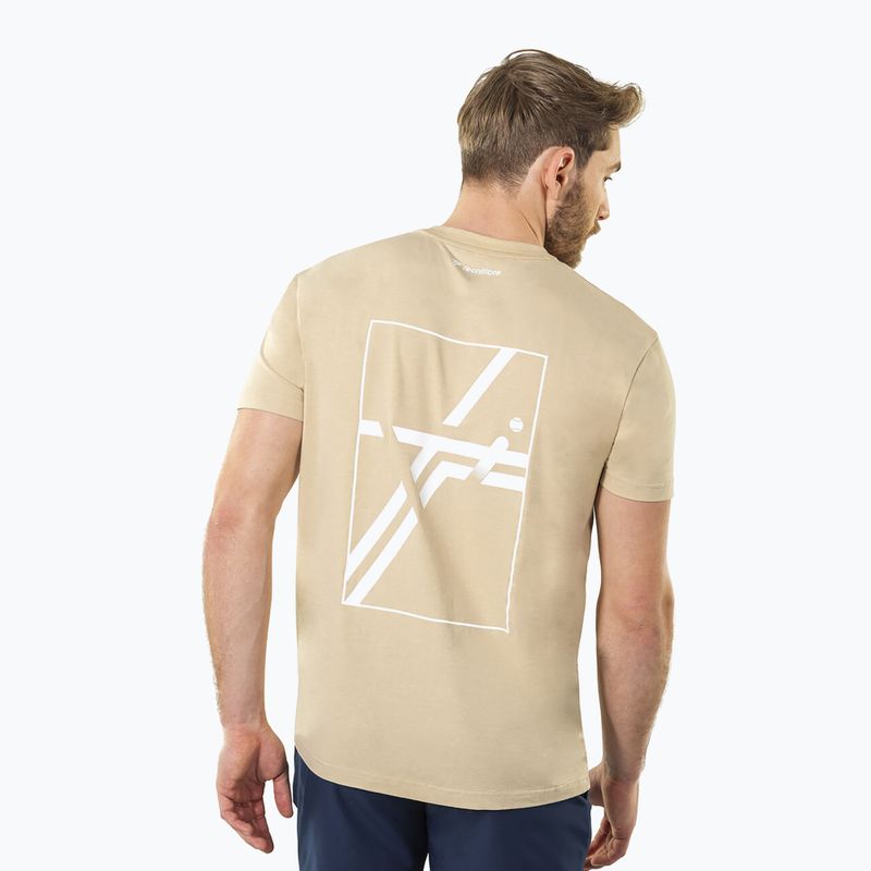 Tricou pentru bărbați Tecnifibre Graphic Tee sand 3