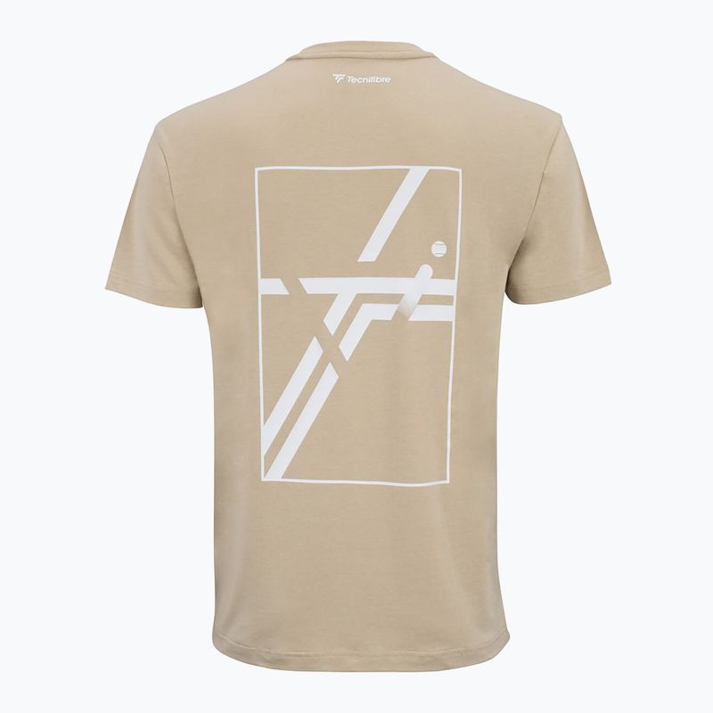 Tricou pentru bărbați Tecnifibre Graphic Tee sand 5